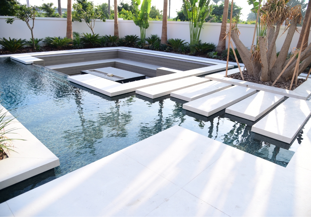 Hills Grove - Dubai Hills Estate luxury villa garden with water features