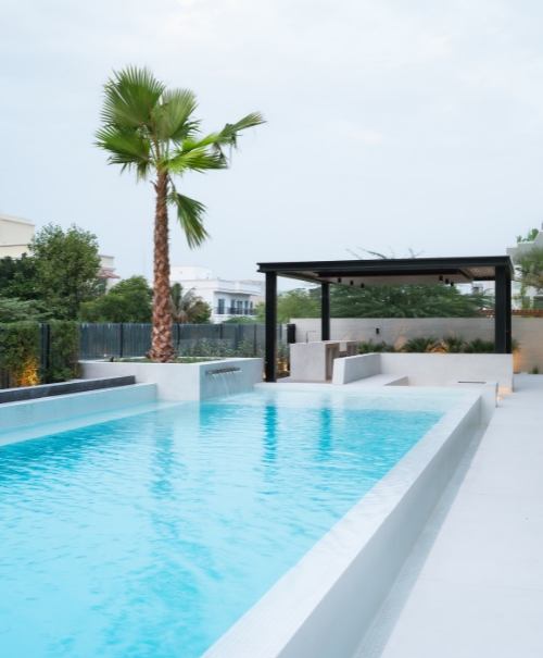 Parkways Dubai Hills Estate - infinity pool and luxury outdoor living transformation