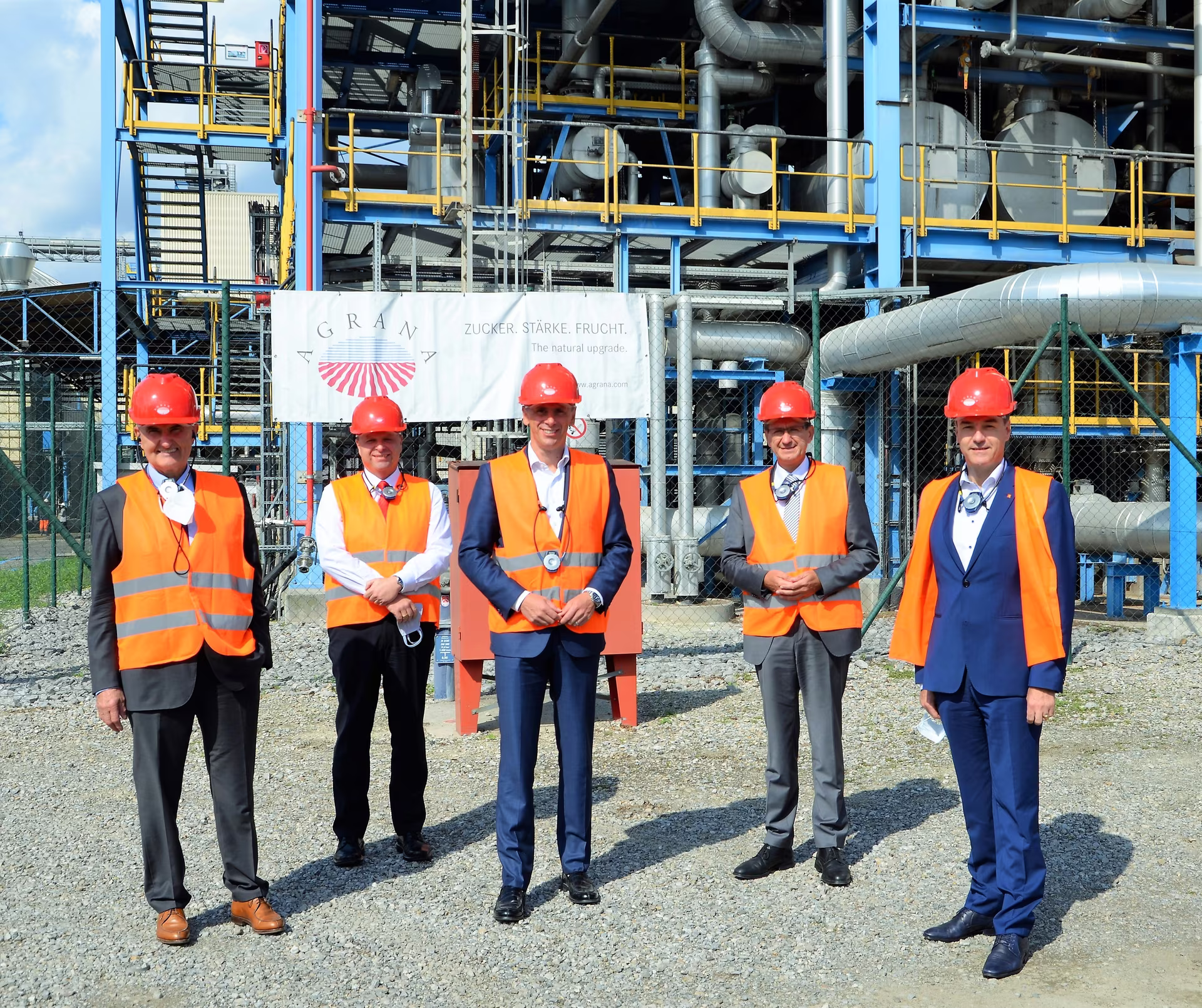 Besuch der Wirtschaftslandesräte in der AGRANA-Bioraffinerie in Pischelsdorf