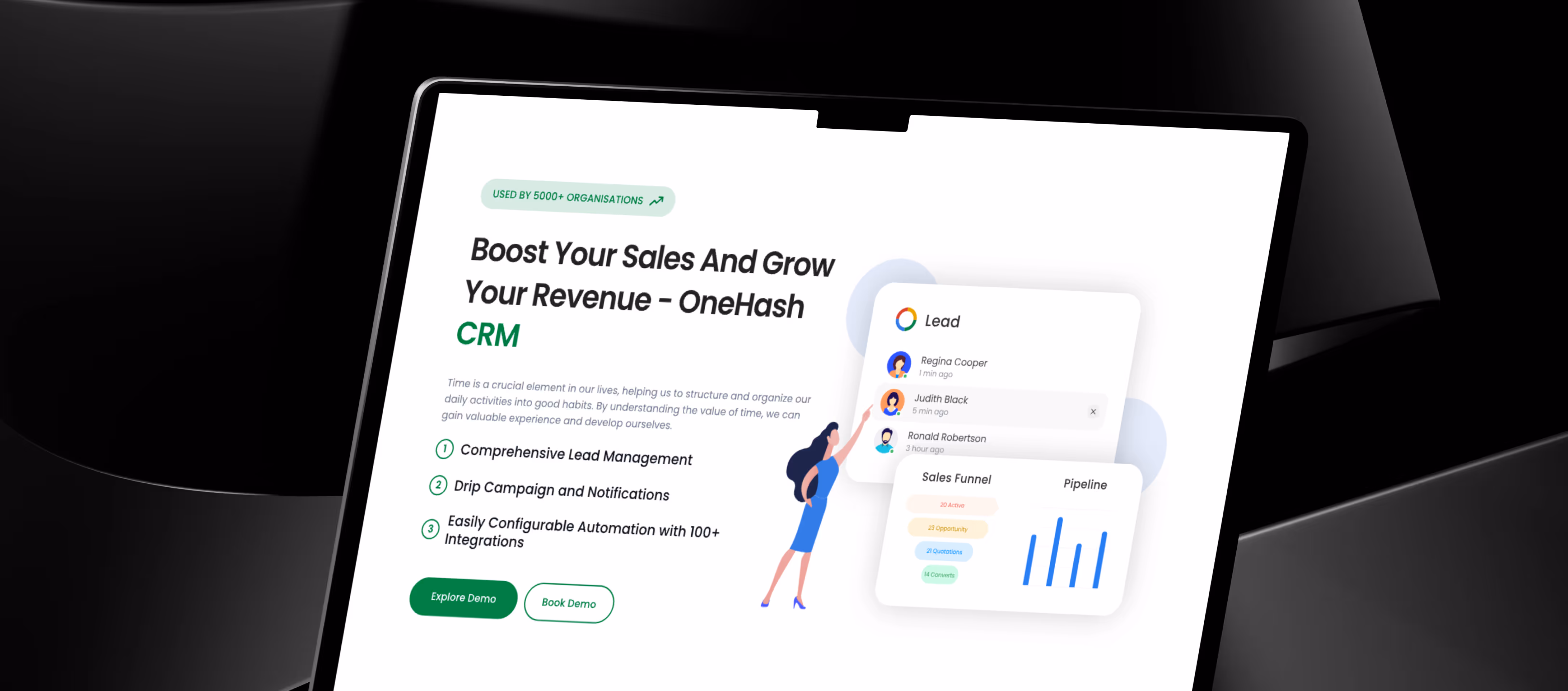 OneHash Design Mockup