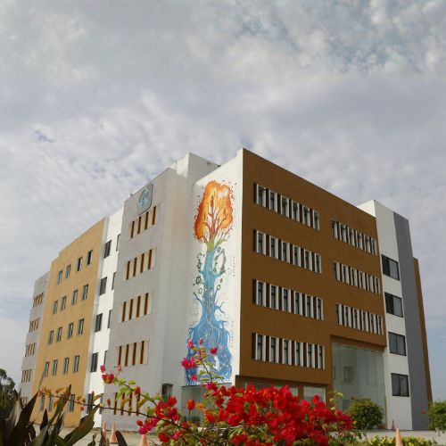 The Quantium School academic block at Mokila
