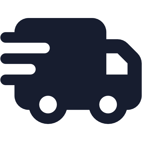 Icon eines schnell fahrenden Transporters