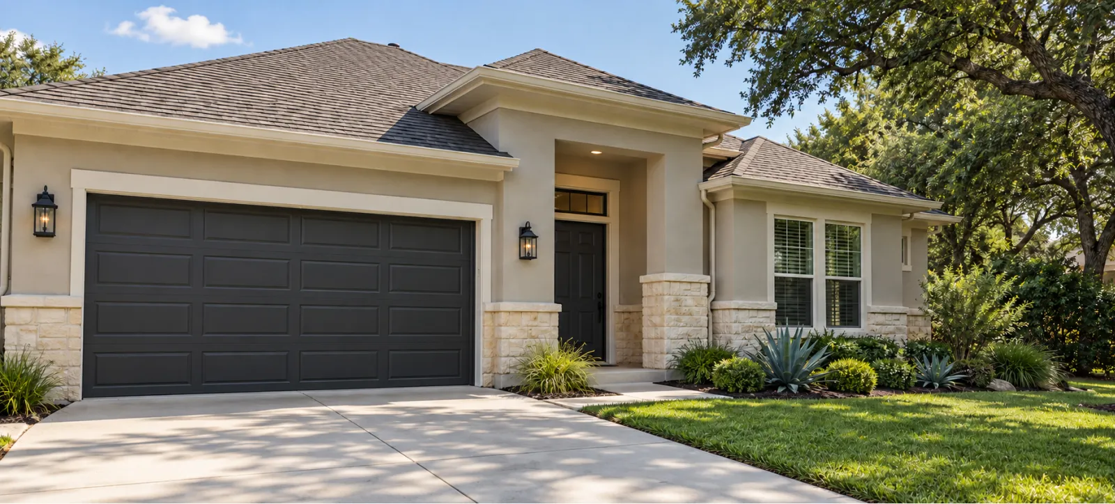 Painted home exterior