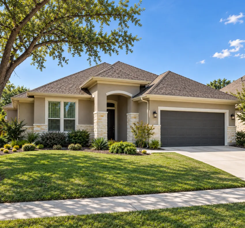 Painted home exterior with fresh trim colors