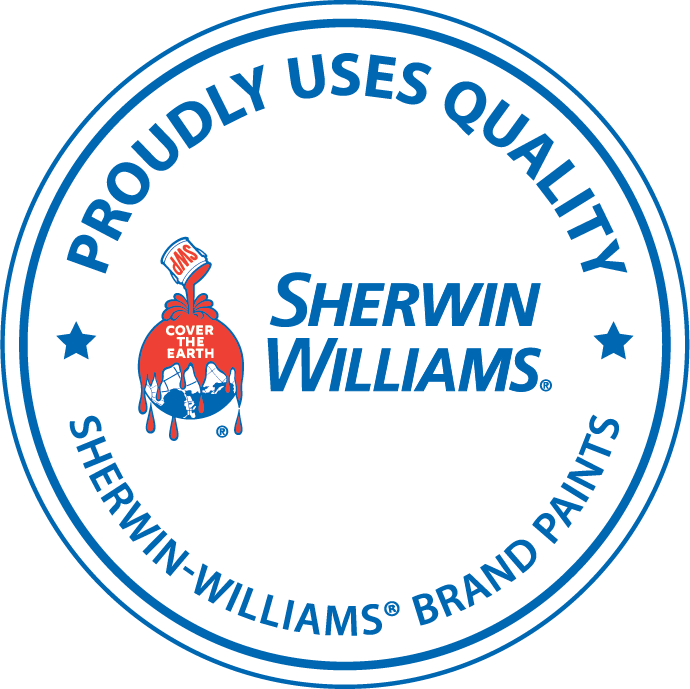 Proudly uses quality Sherwin-Williams brand paints