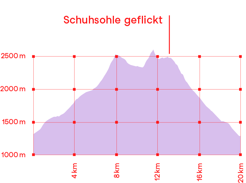 Höhenprofil Wanderung