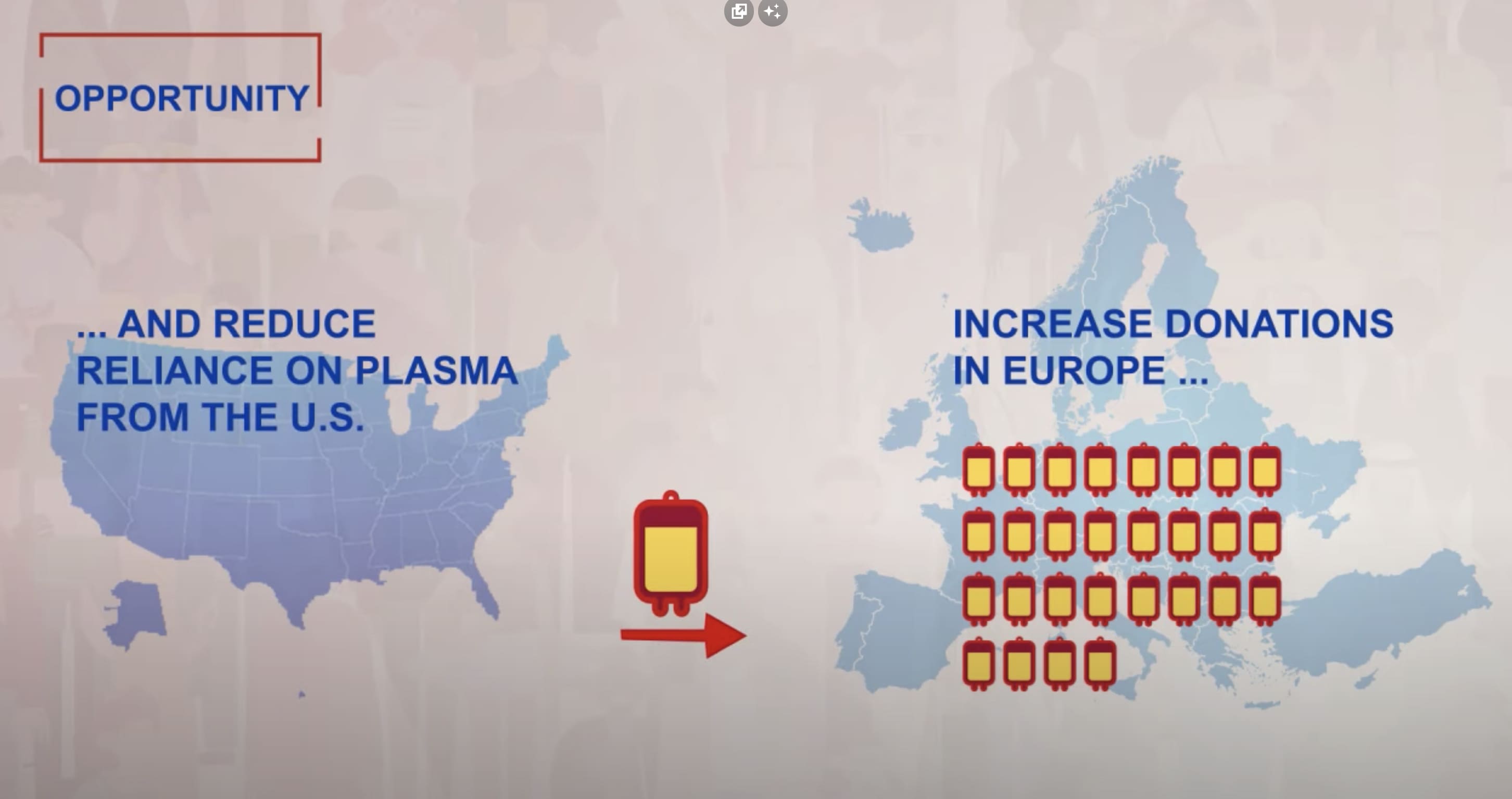 illustration present in the video explaining how to strengthen the EU Blood Directive for patients who need plasma-derived medicines