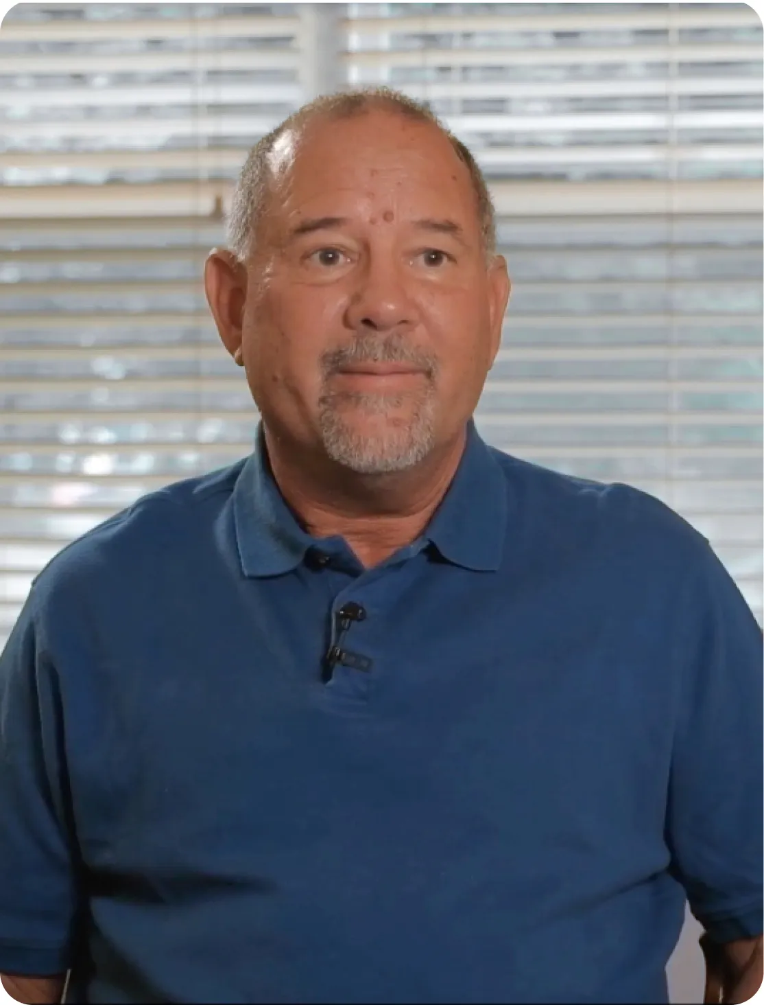 A man is currently giving an interview.