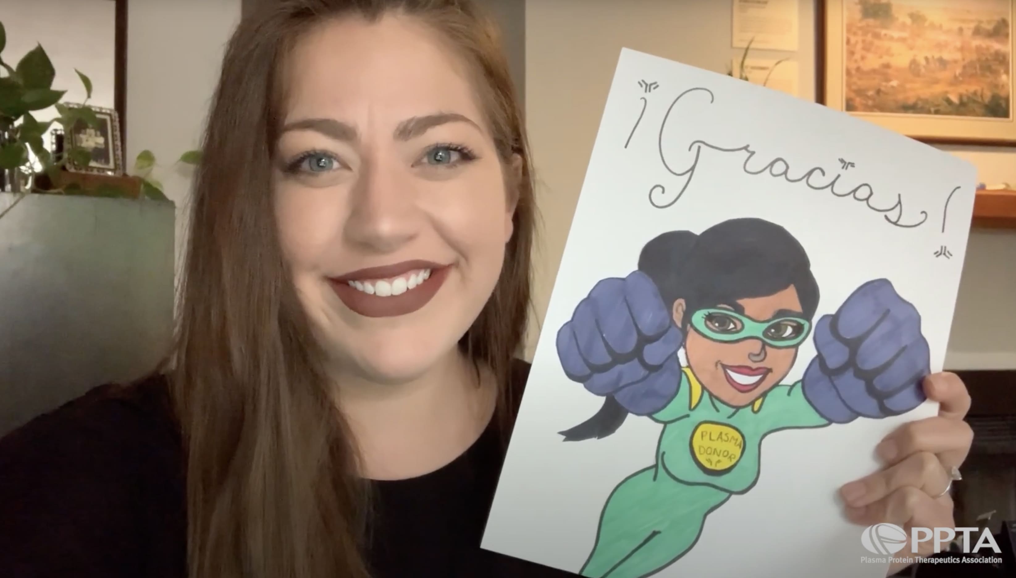 From PPTA: "Thank you, plasma donors!"