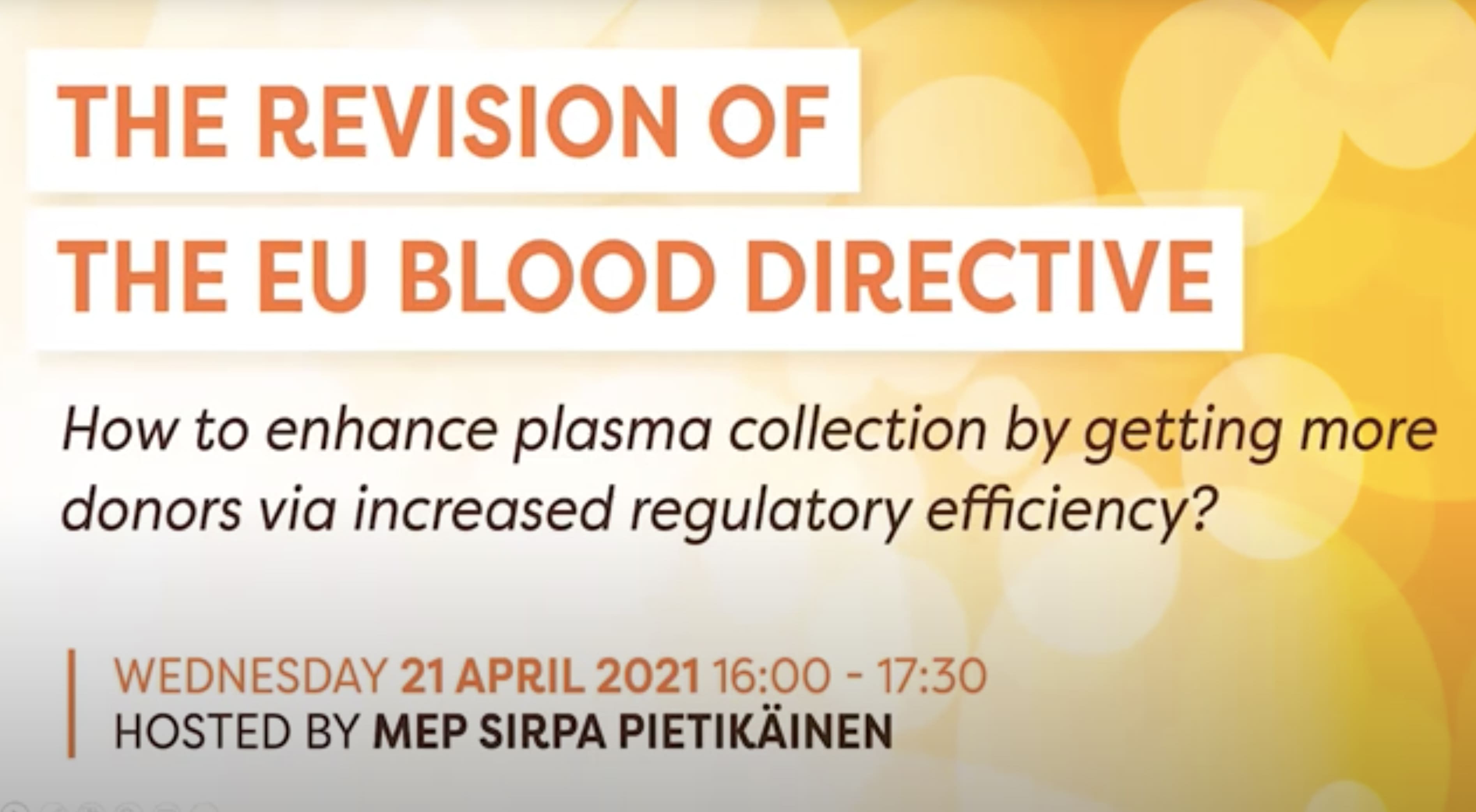 Highlights from the April 2021 Online Roundtable hosted by MEP Sirpa Pietikäinen (EPP, Finland)