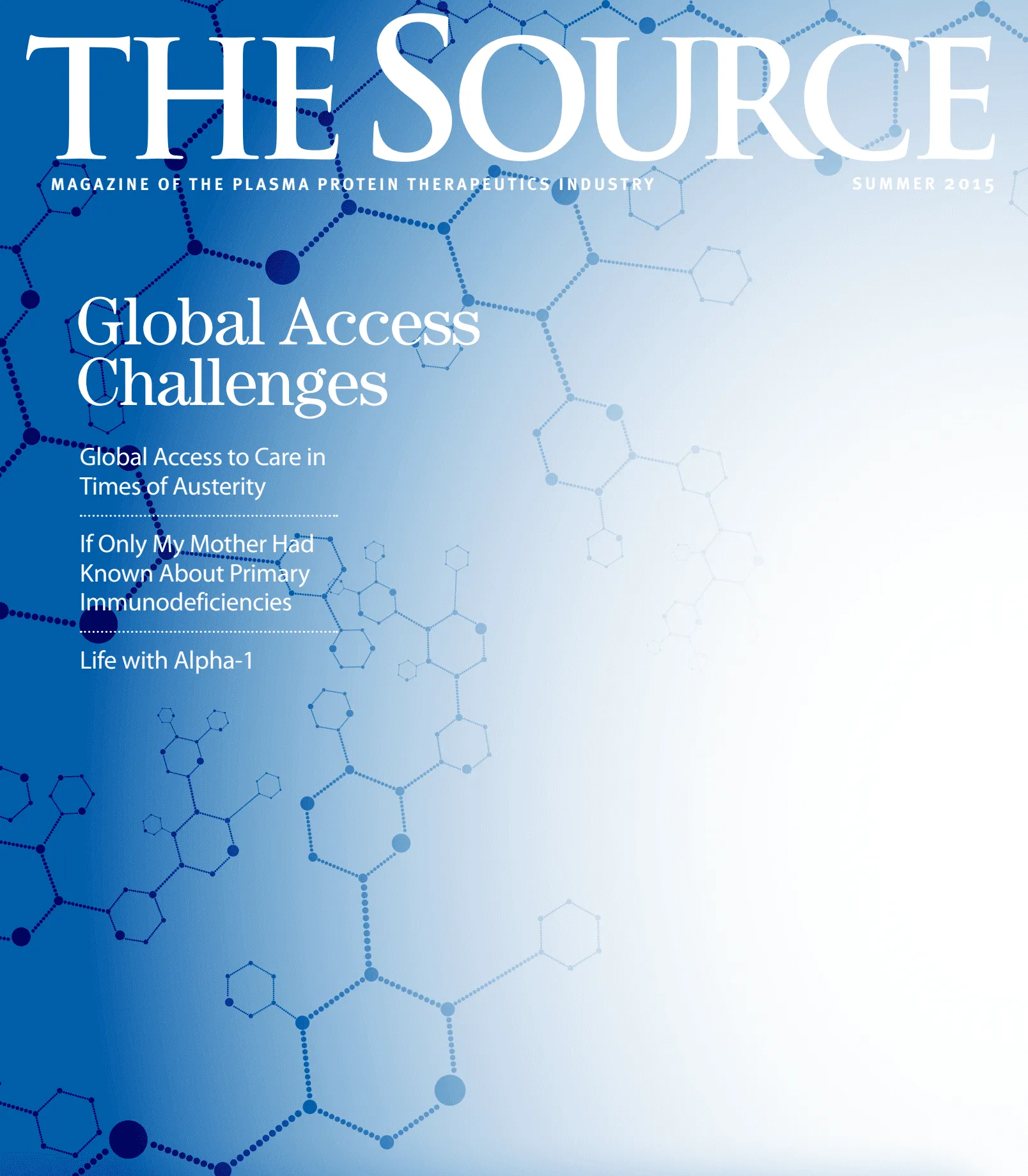 The source Magazine cover of Summer 2015