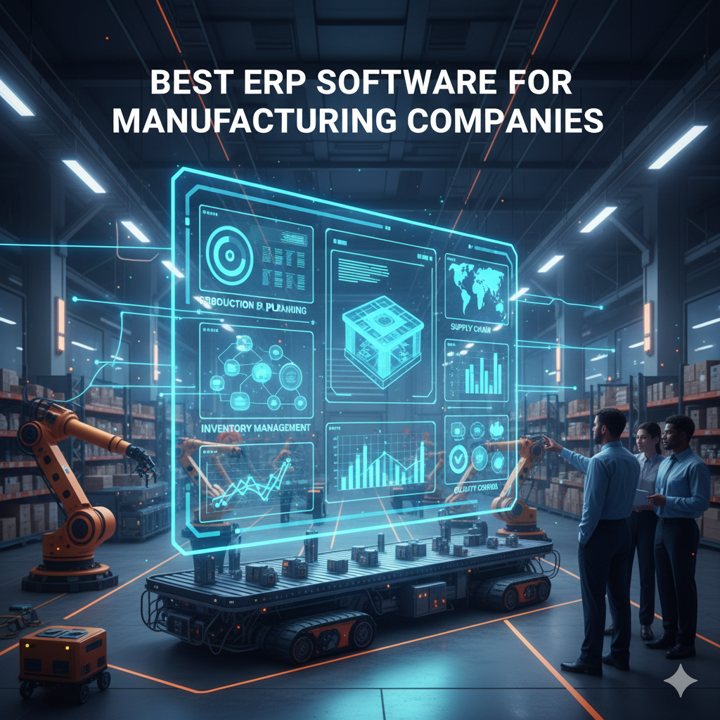 Best ERP Software for Manufacturing Companies