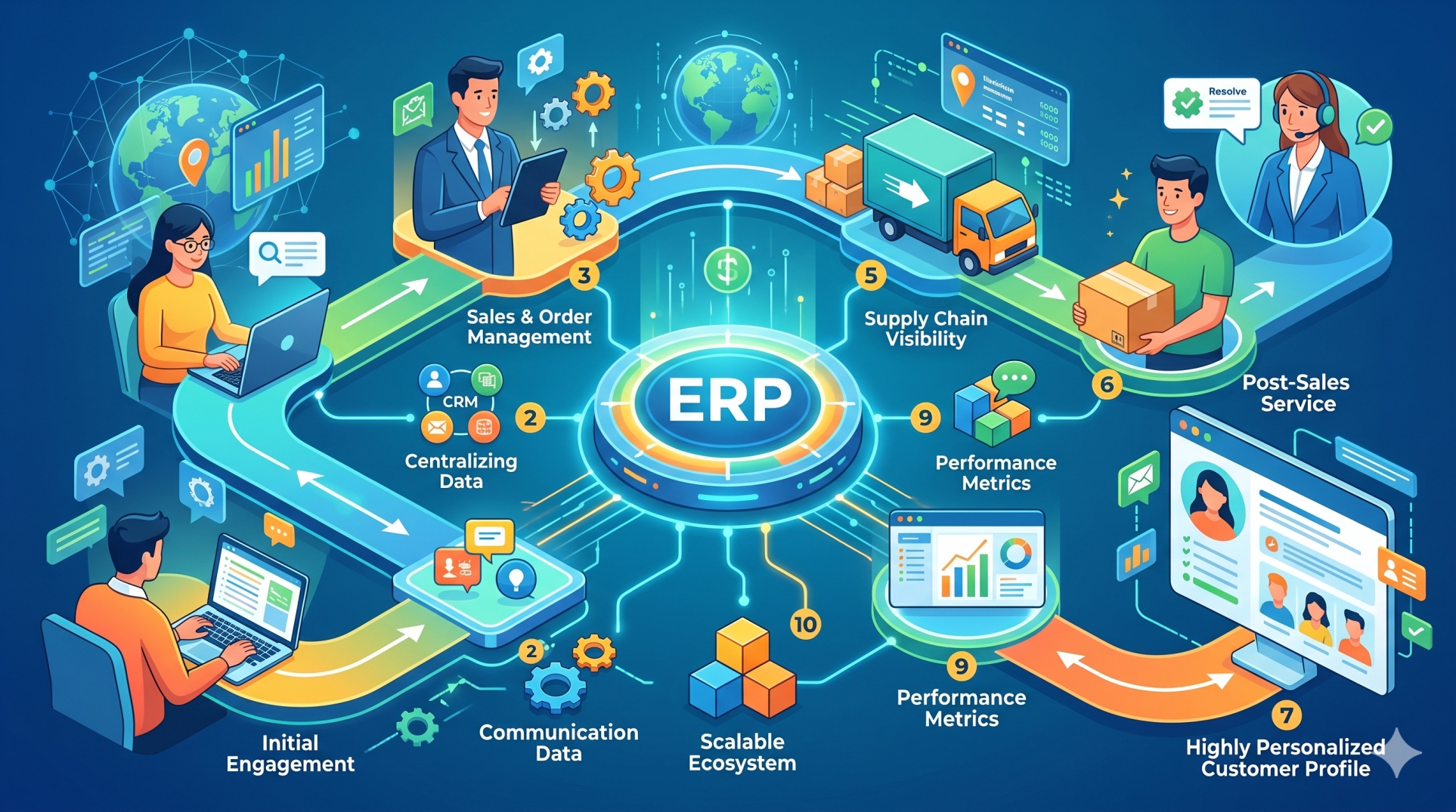 ERP Systems for End-to-End Customer Journey Management