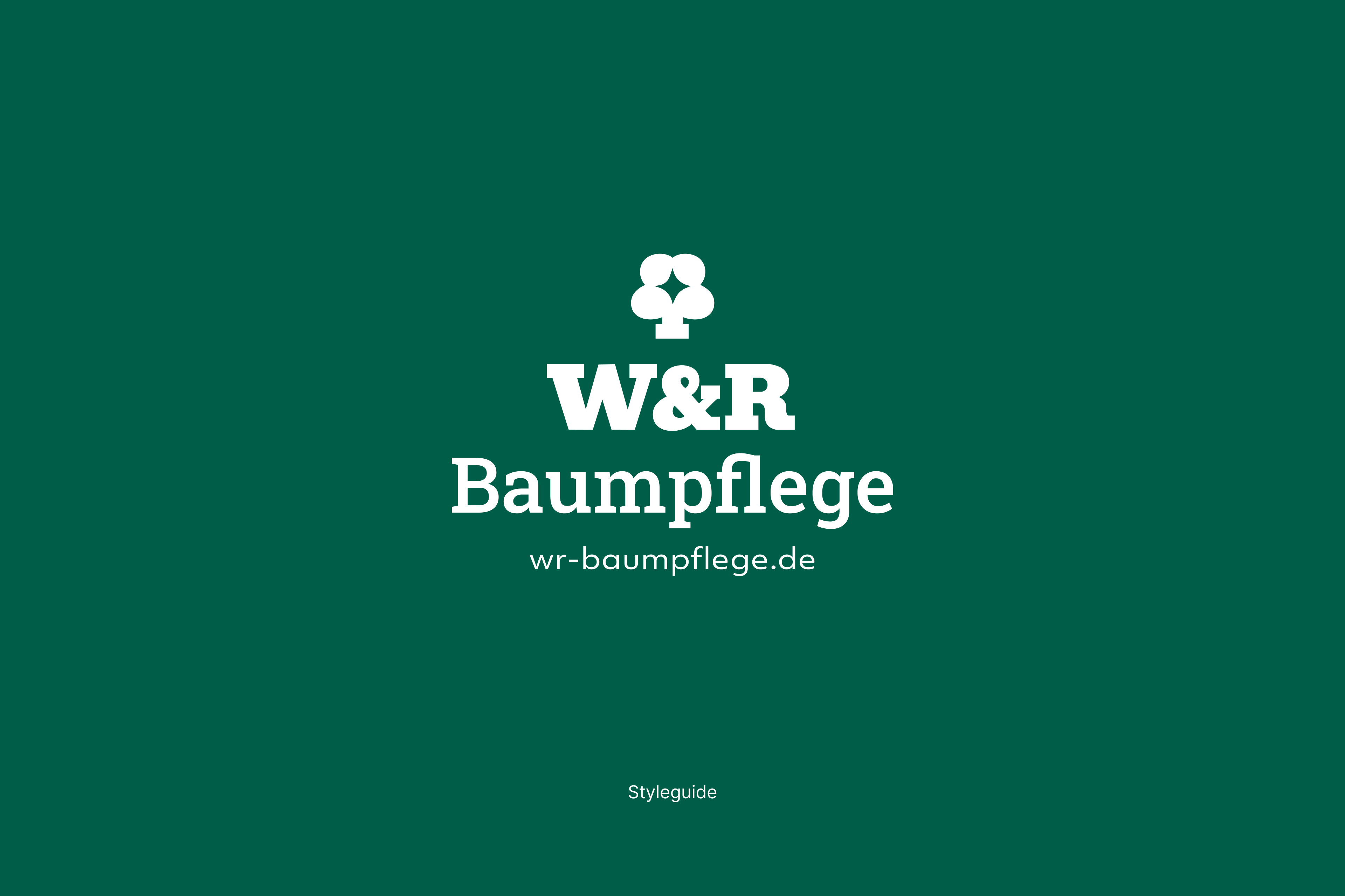W&R Baumpflege Styleguide