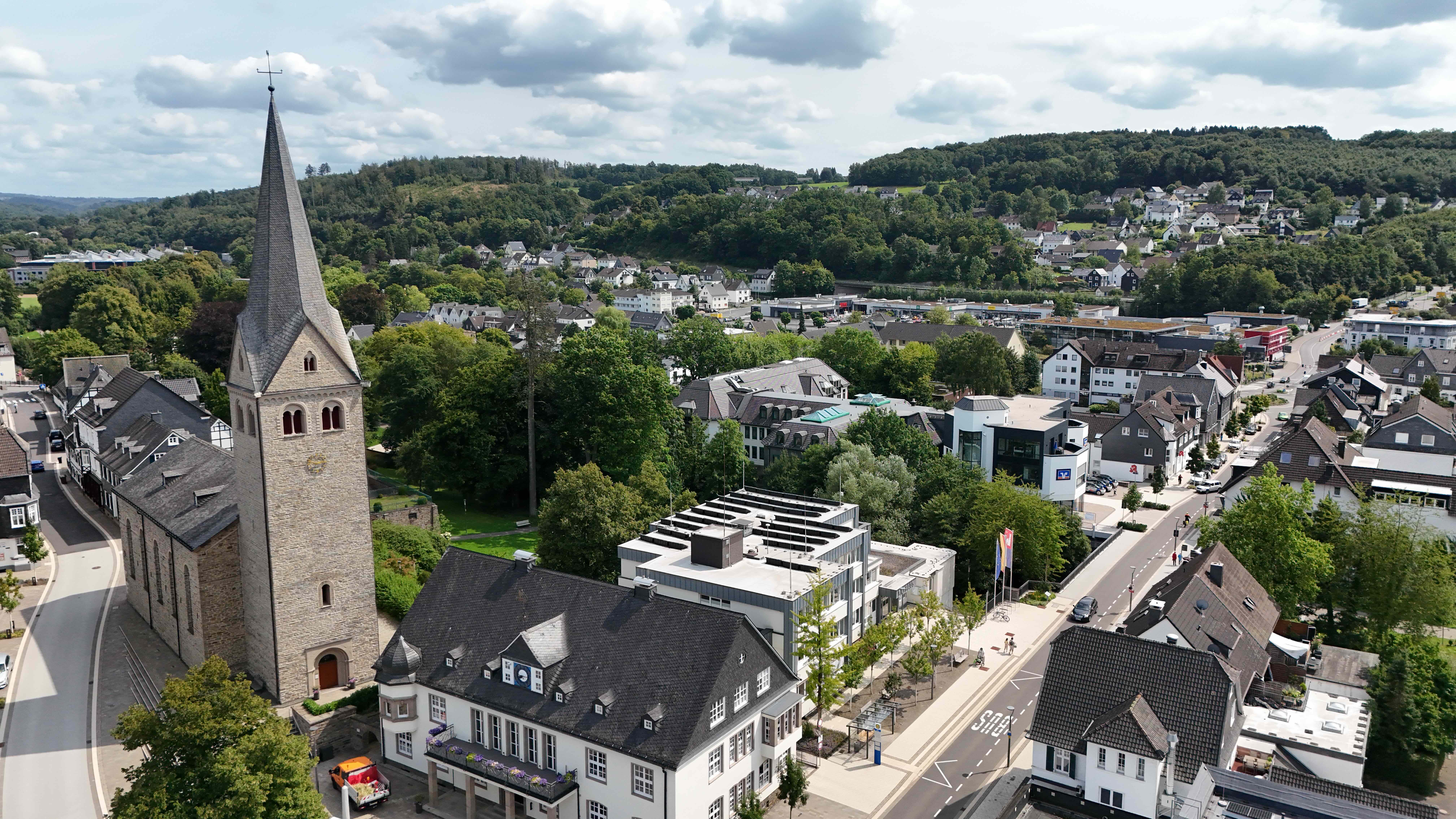 image of cityscape with office building (for a legal tech)