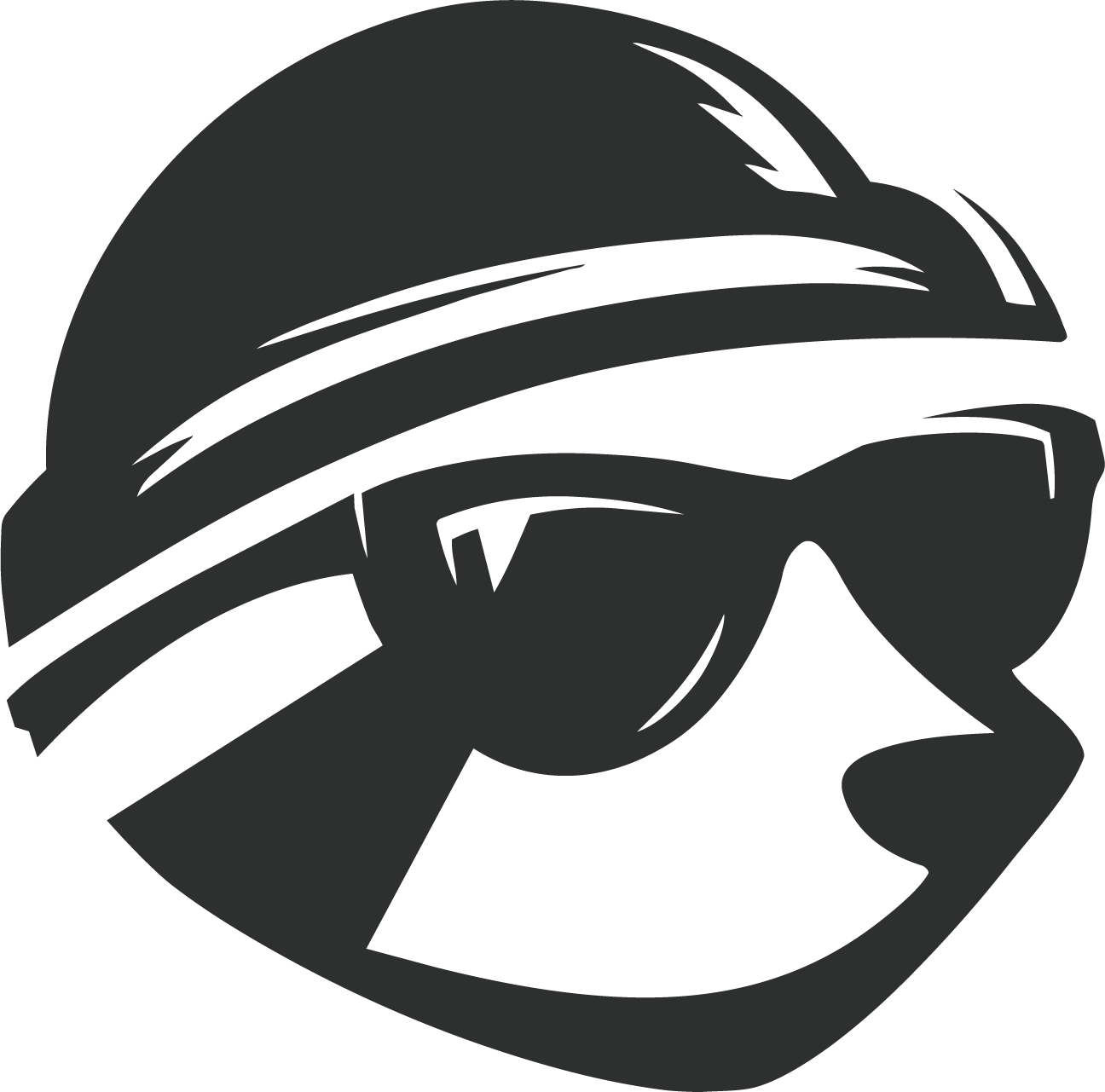 KeGo Logo a Raccoon wearing a beanie and glasses.