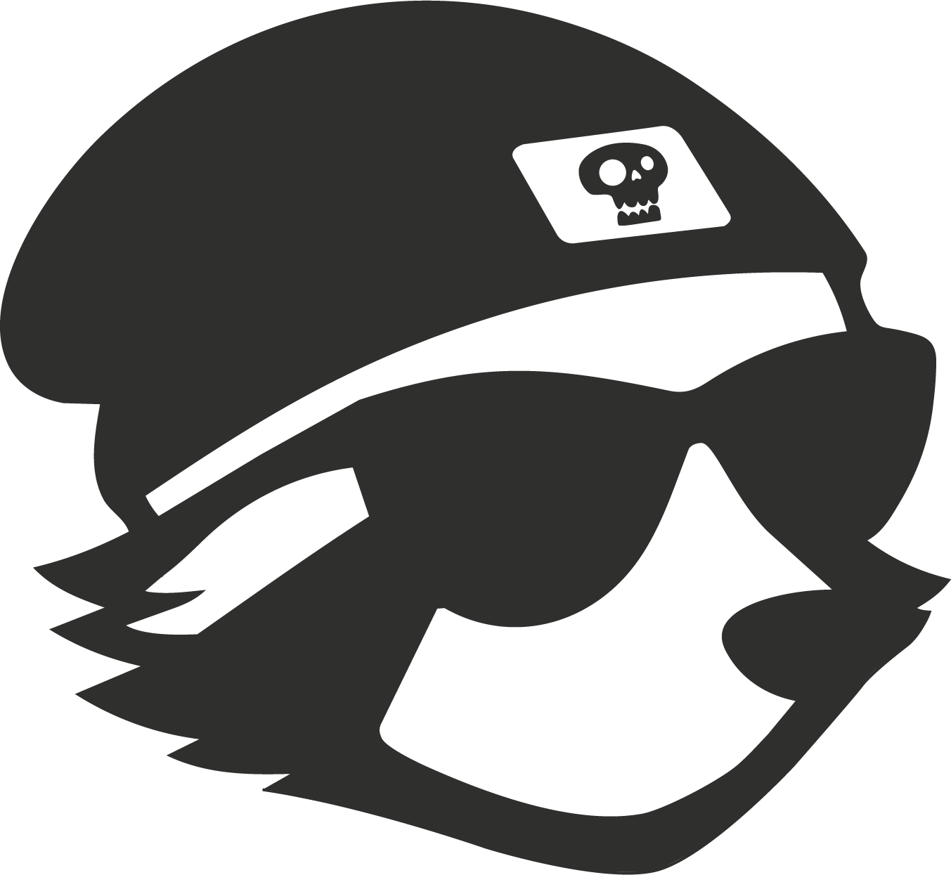 KeGo Logo a Raccoon wearing a beanie and glasses.