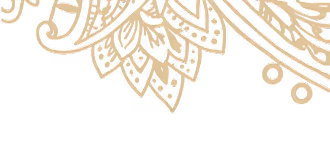 Decorative gold floral and paisley pattern