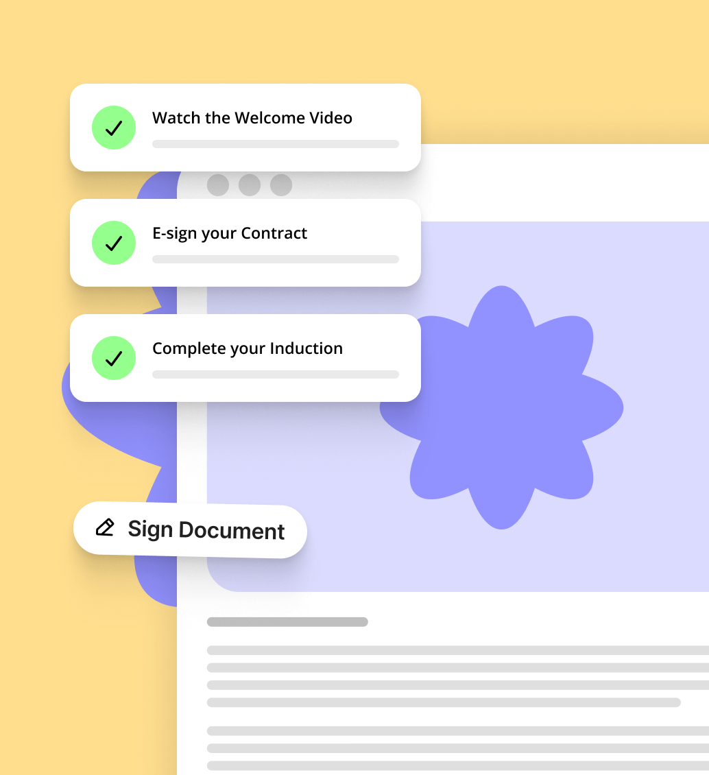 messages and social media post overlay