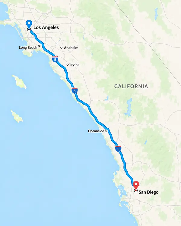 Moving from Los Angeles to San Diego