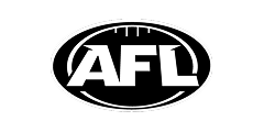 AFL logo in white on a black background.