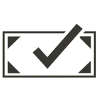 Clipboard icon with a checklist showing two checked boxes and one unchecked box.