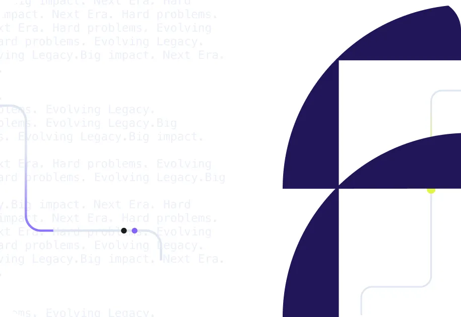 Focused Labs branded graphic with large F logo and repeating tagline text on white background