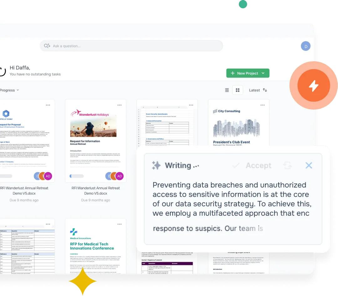 Answertree AI Software for automating Bid Management
