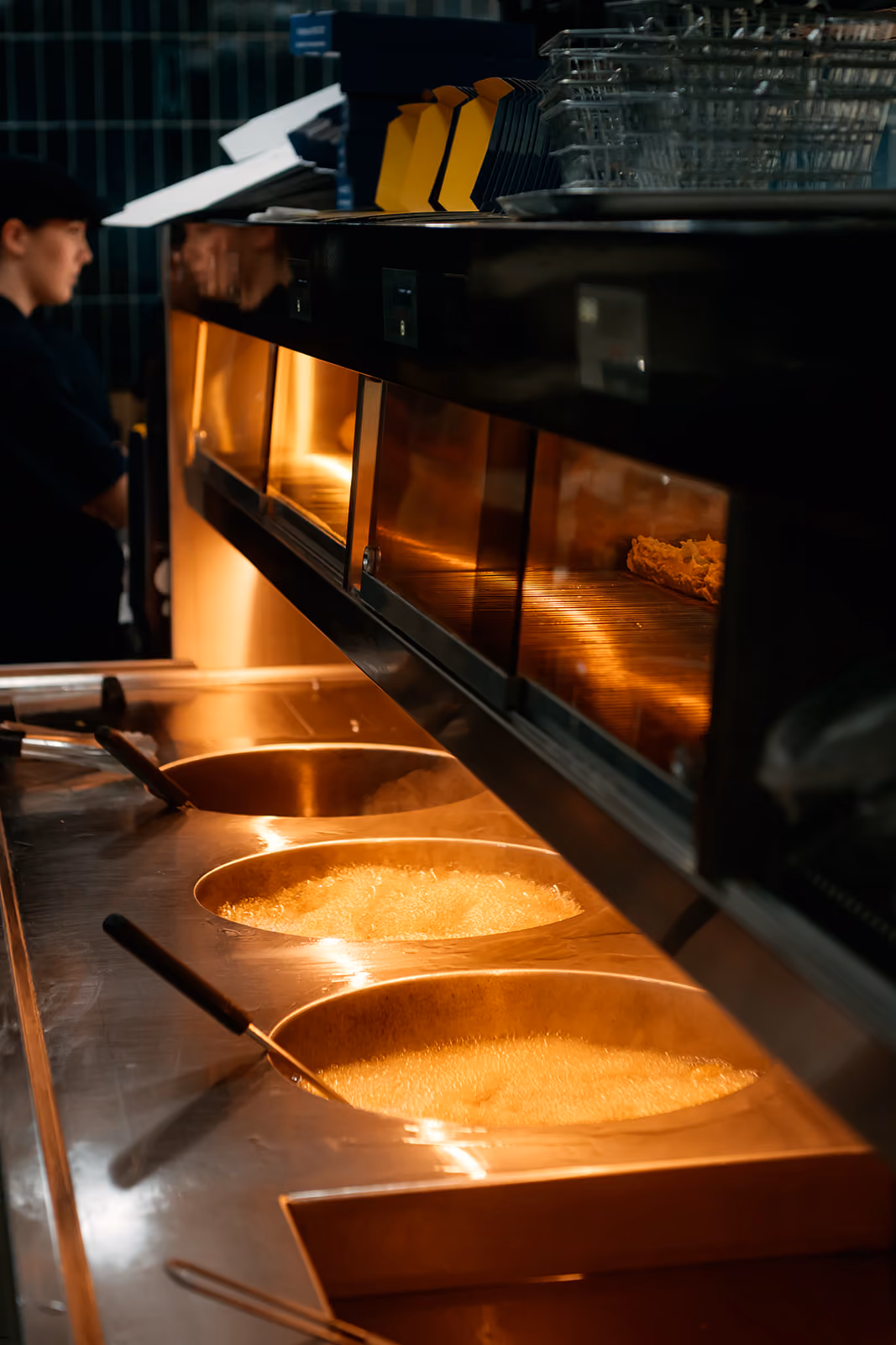 frying machine from florigo showing chip fryer