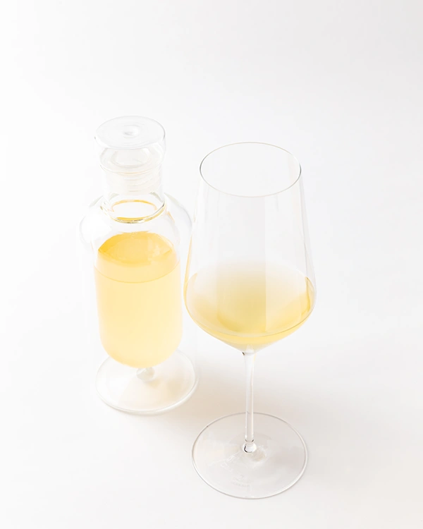 Verres de dégustation servis en sommellerie au Restaurant Pic