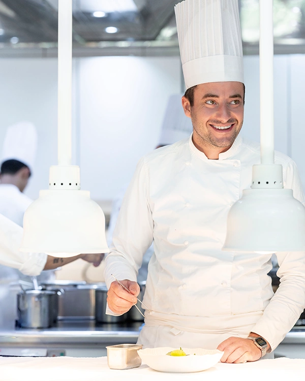 Baptiste Barras, chef au sein du Groupe Pic