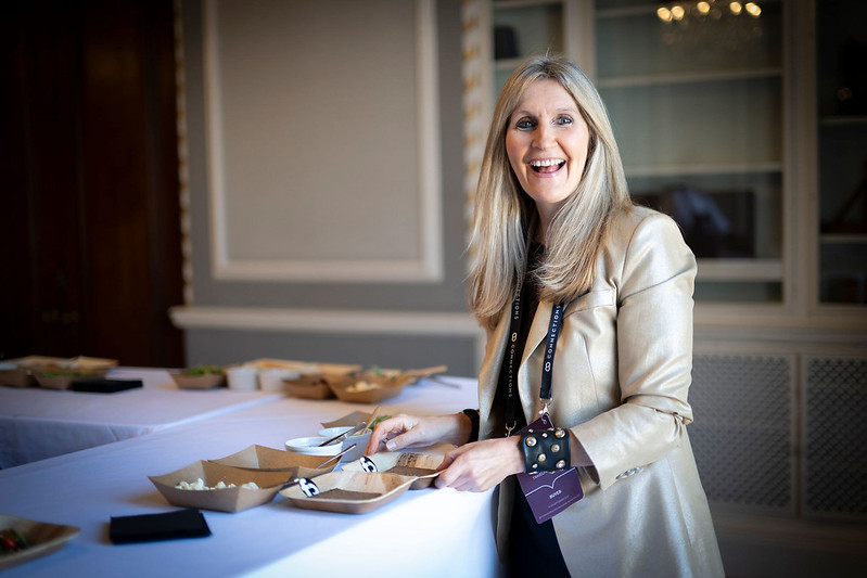 Corporate dining event at Manchester Hall