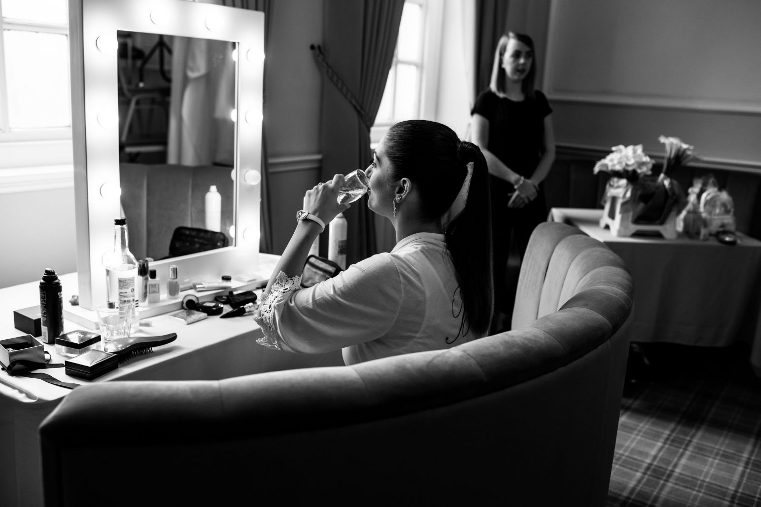 The Lounge interior showing regal decor and original period fixtures