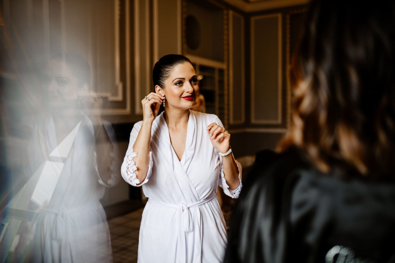 The Study interior showing connecting doors to The Museum at Manchester Hall