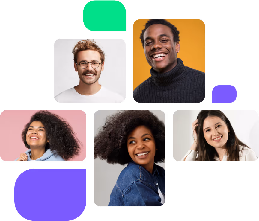 collection of images with people