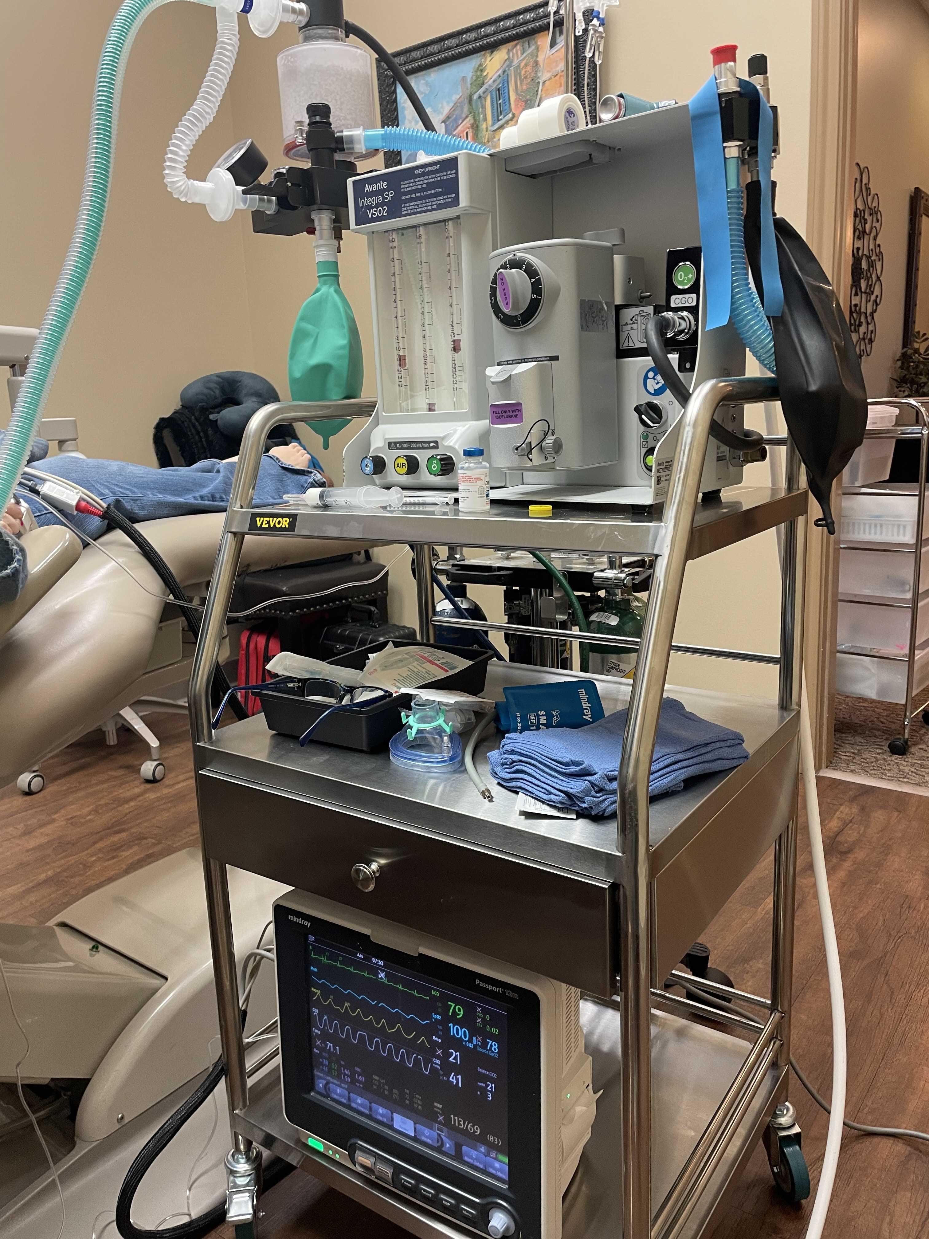 image of dental professional working