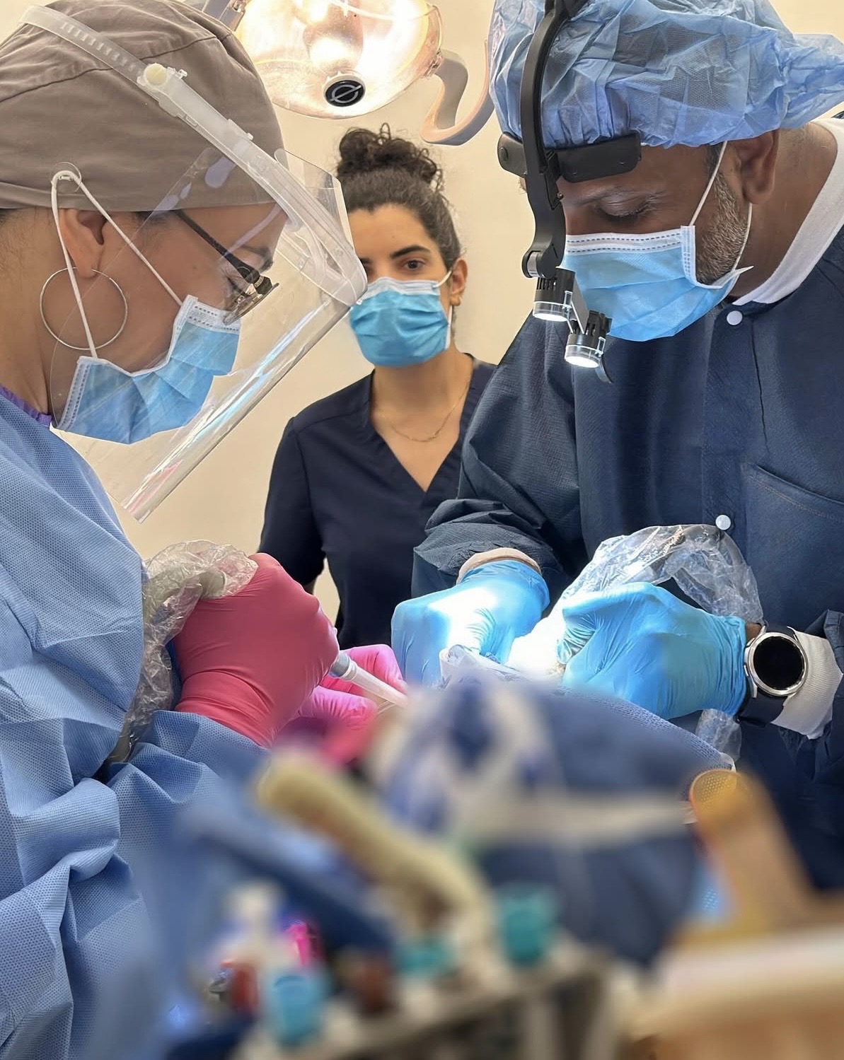 image of a dentist with a patient
