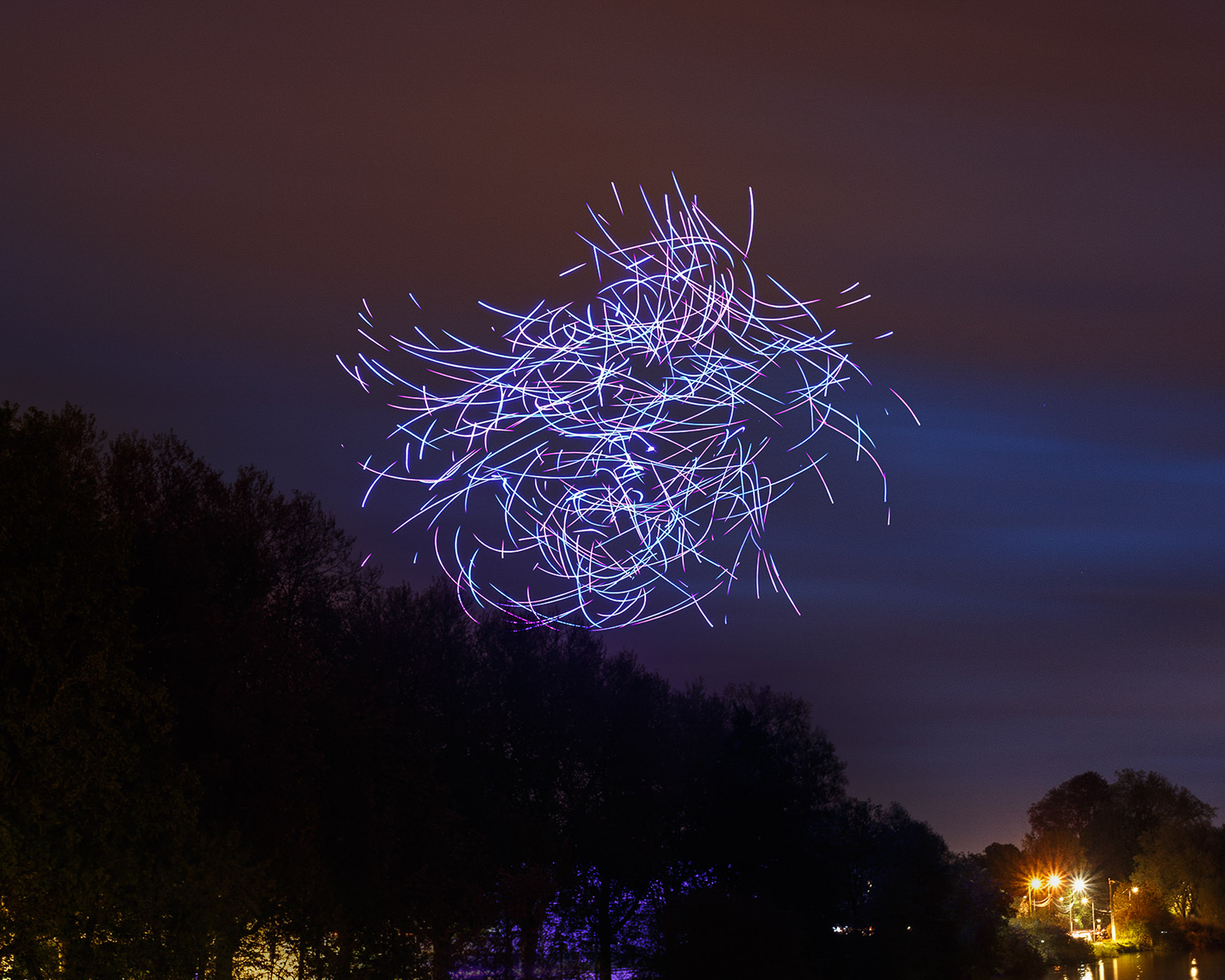 Spectacle de drone à Valentigney