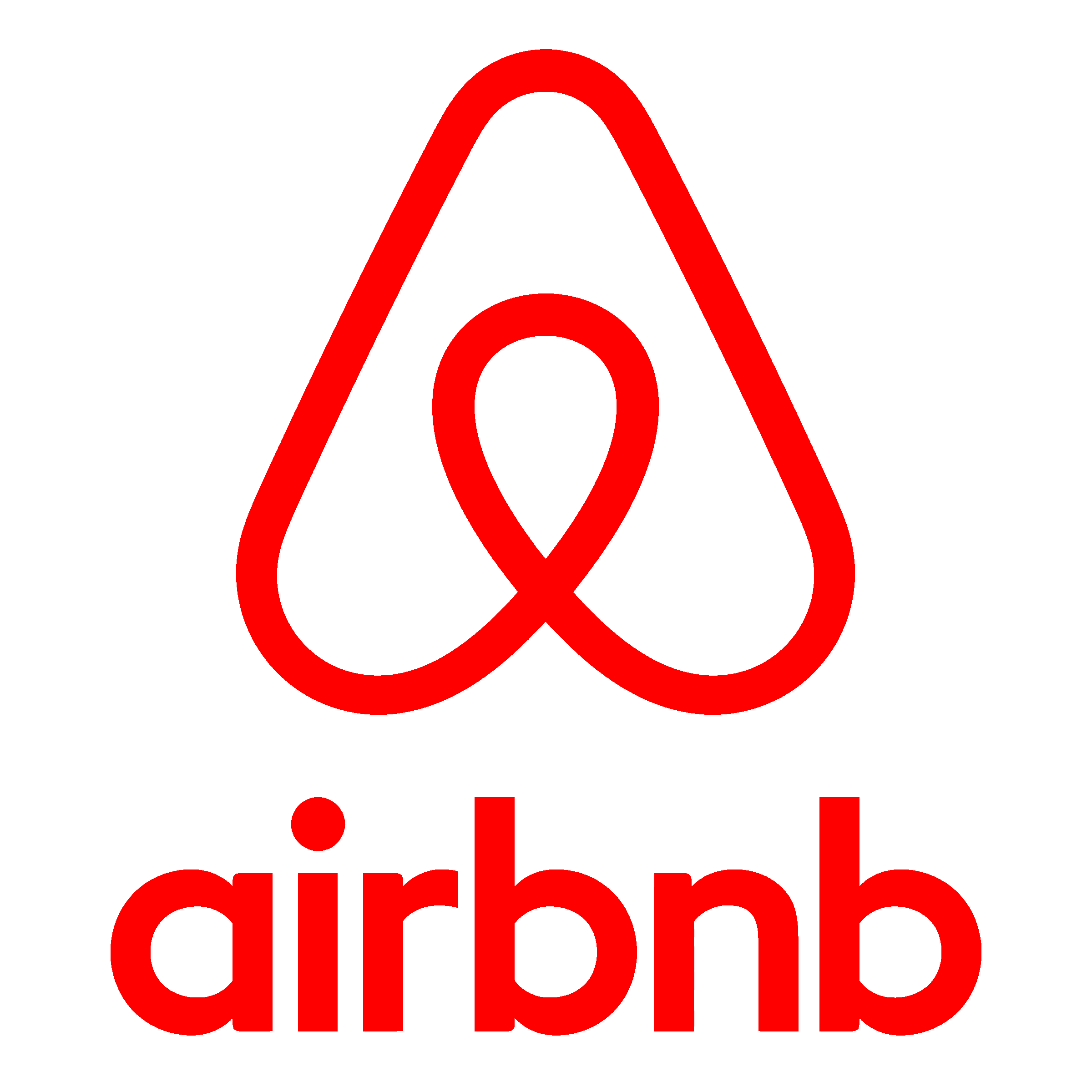airbnb logo that's linked to real reviews