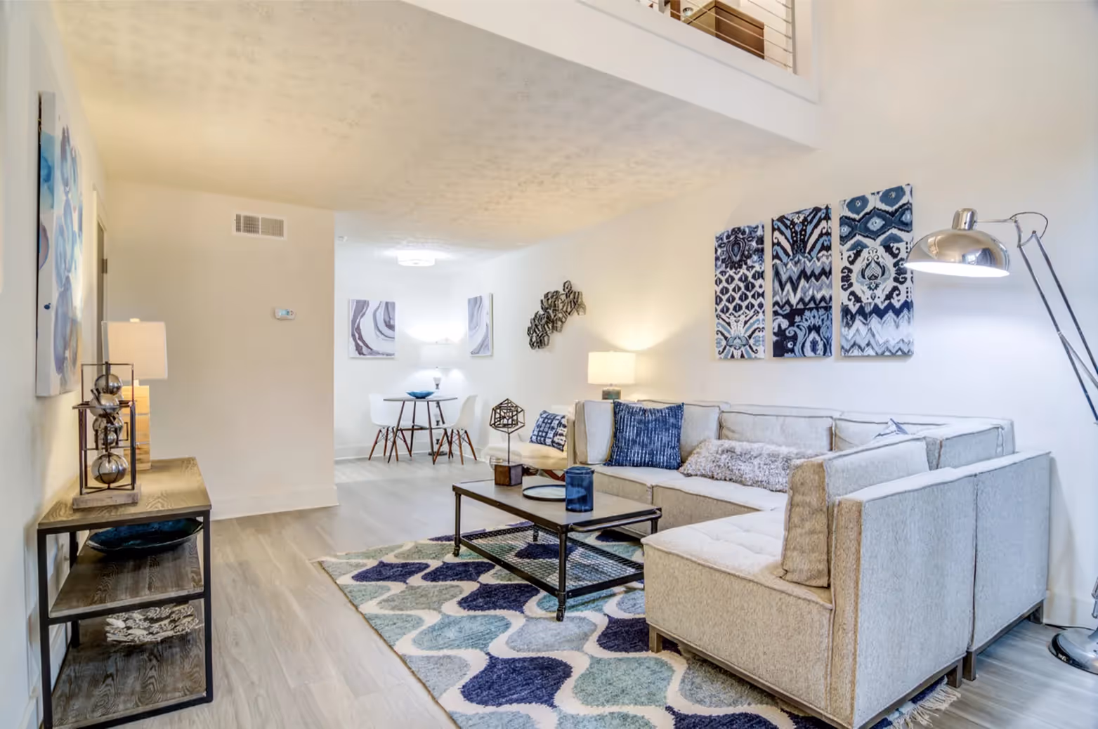 Furnished living room