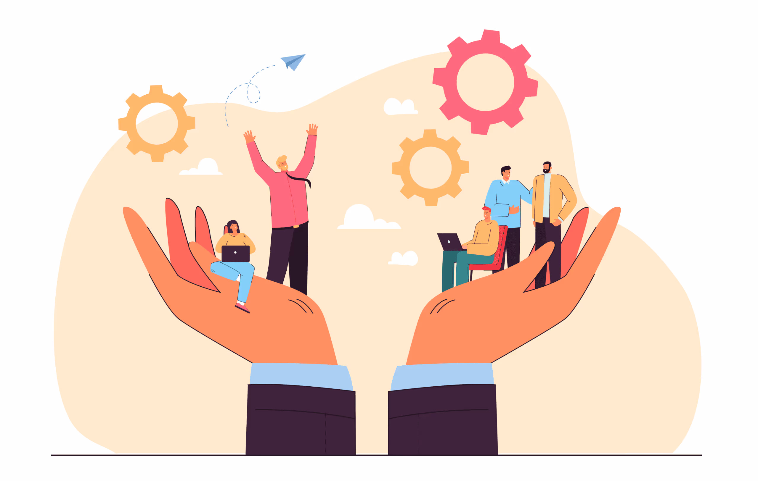 Moderne bedrijfstechnologie