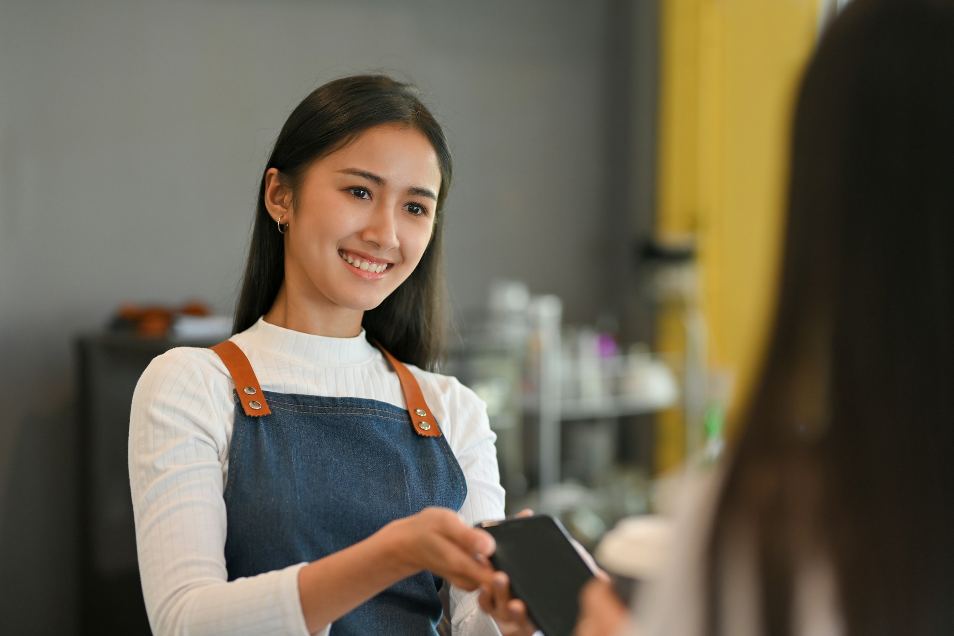 Customer service representative showing empathy on a phone call