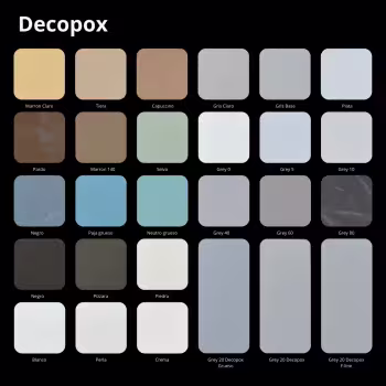 Decopox mikrotoping karta boja