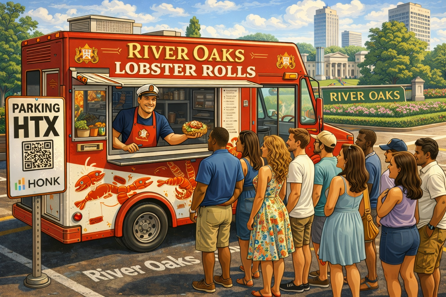 Weather-ready food truck partnership