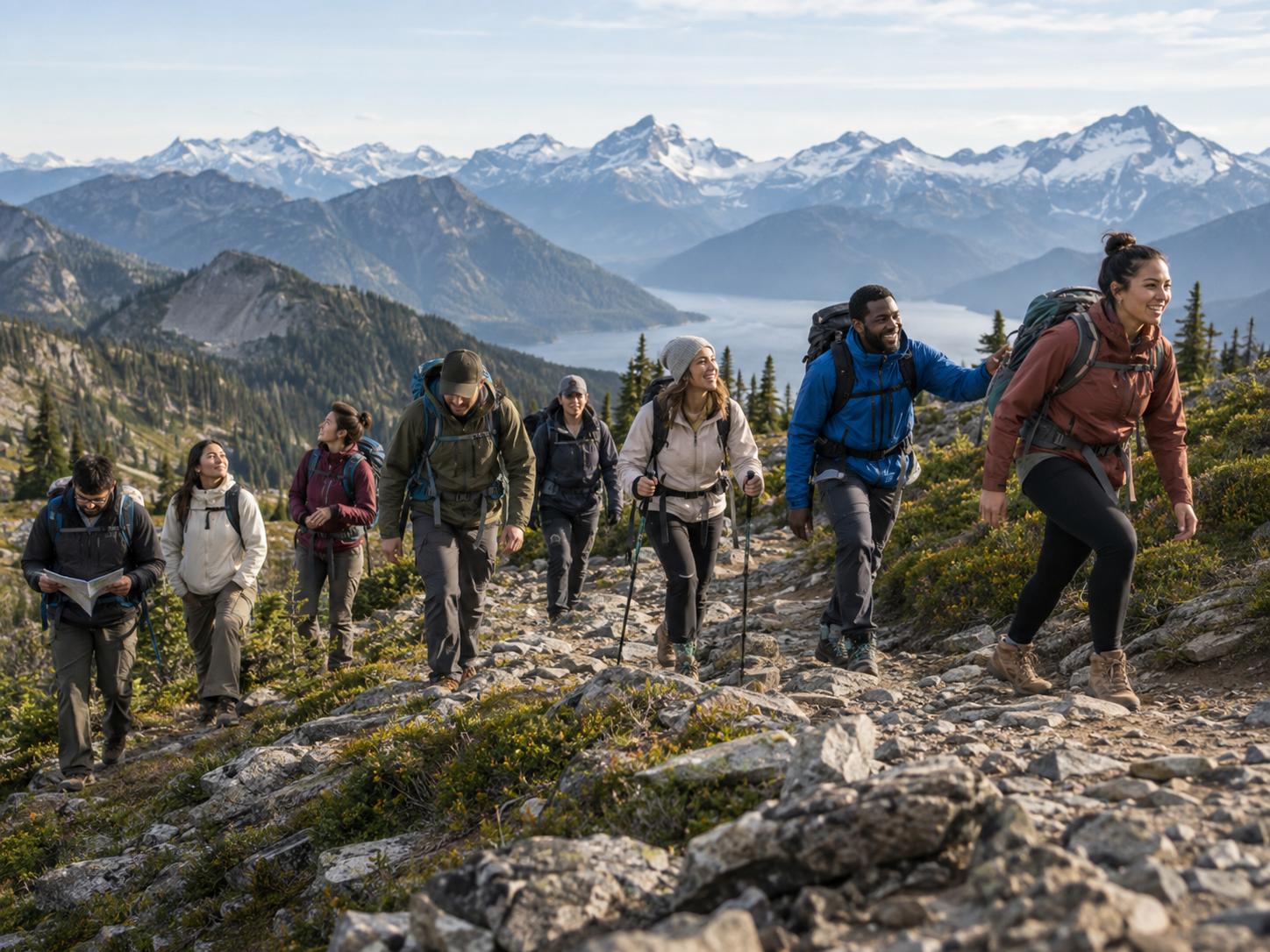 Group of Hikers
