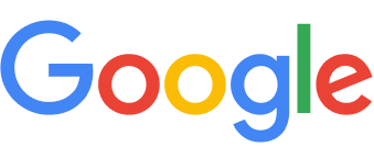 Google logo with multicolored letters spelling 'Google'.
