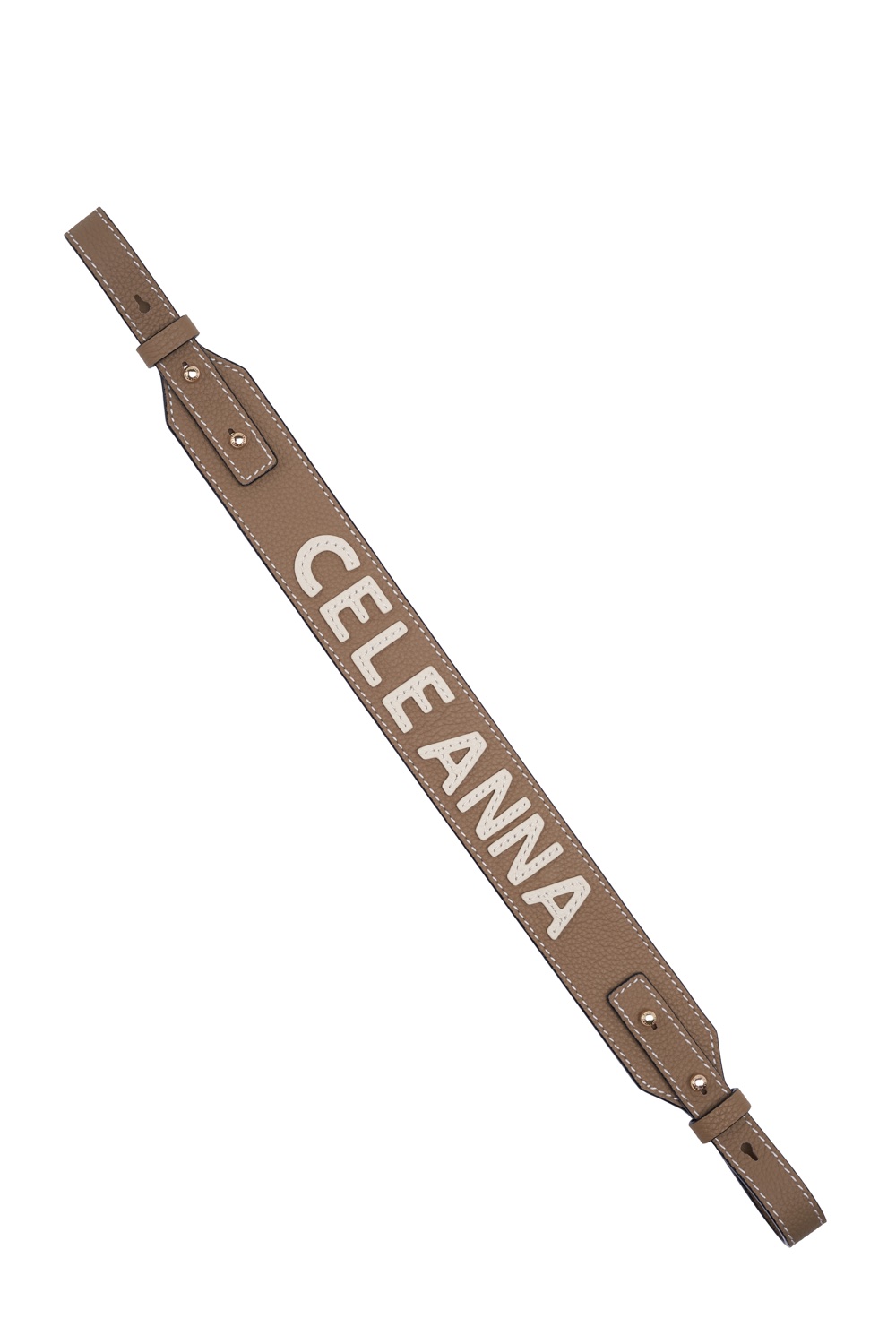 Embroidered CELE ANNA logo shoulder strap