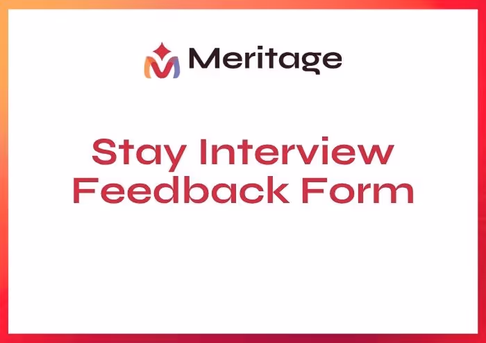 Stay Interview Feedback Form Thumbnail