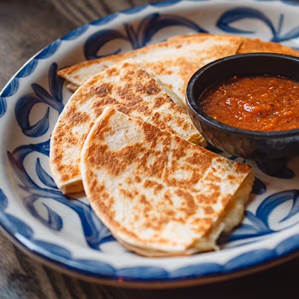 Quesadilla at Taco Diablo Evanston
