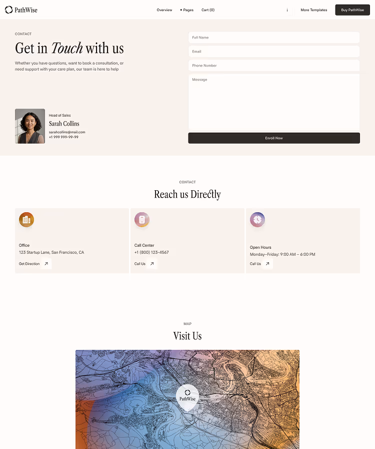 Schools Coaching Webflow template